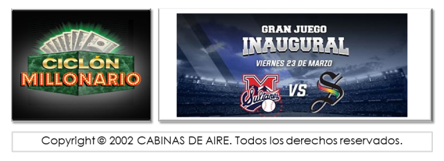 cabina de aire para promociones, cabina de la fortuna, SULTANES DE MONTERREY