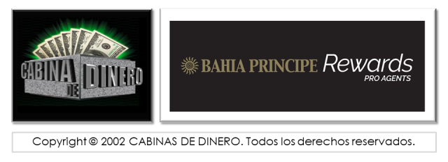 cabina de dinero, cabina de aire para eventos, BAHIA PRINCIPE