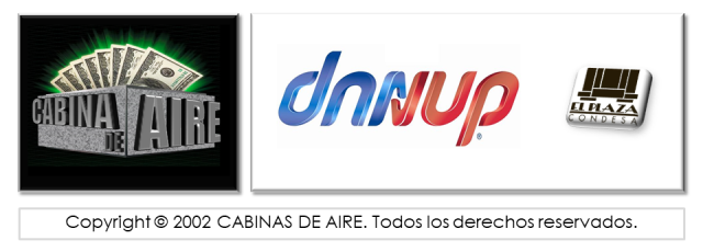 cabina para rifas, cabina de viento, DANUP