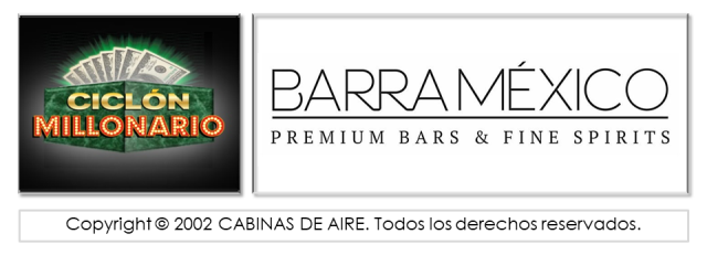 tombola de aire, ciclon millonario, BARRA MEXICO 2018